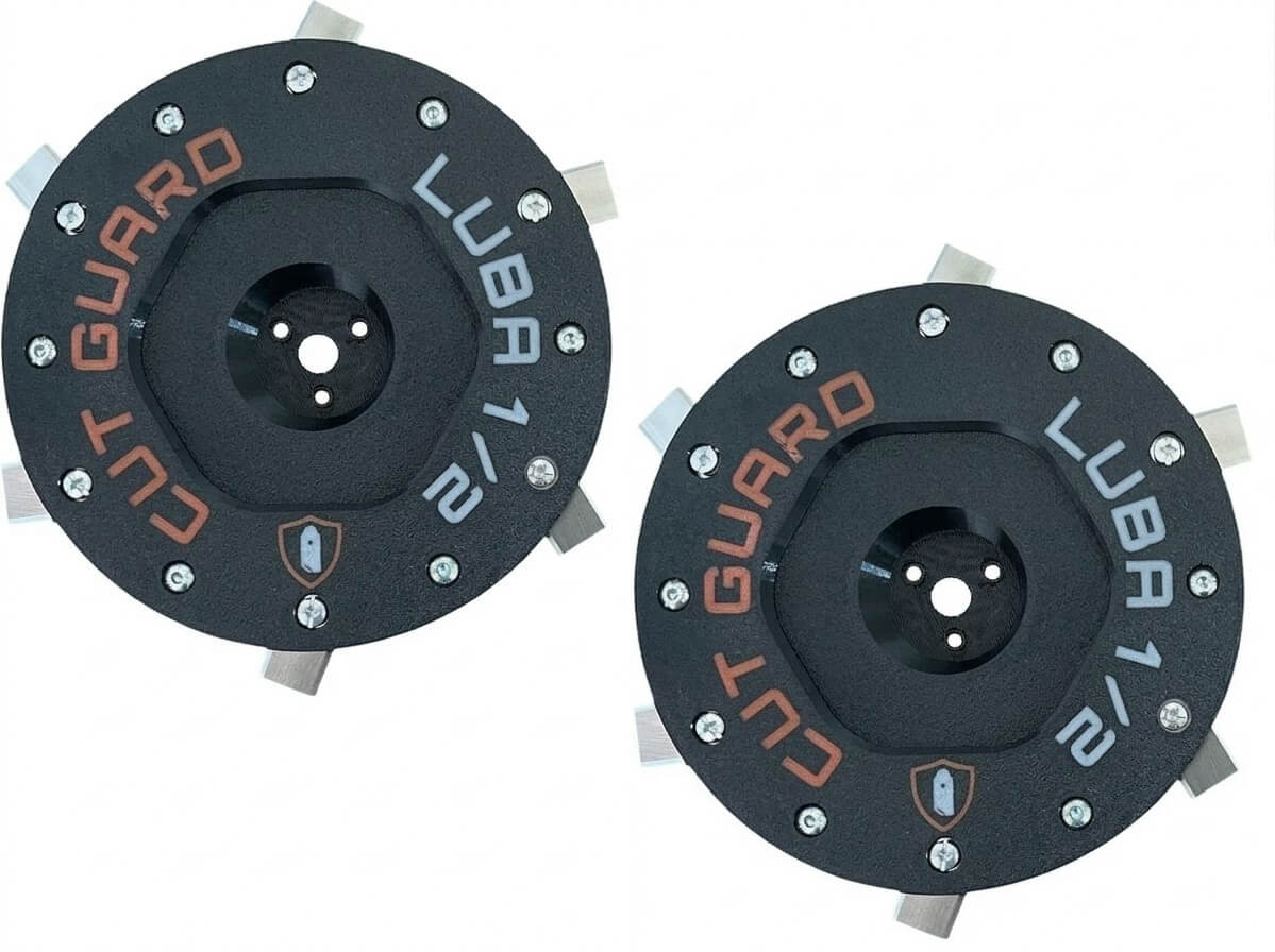 Blade disc compatible with LUBA1 AWD & LUBA2 AWD - 2 pieces Mammotion (up to year 2024) with protection including 6 blades – Robotic lawnmower mowing disc & blade disc