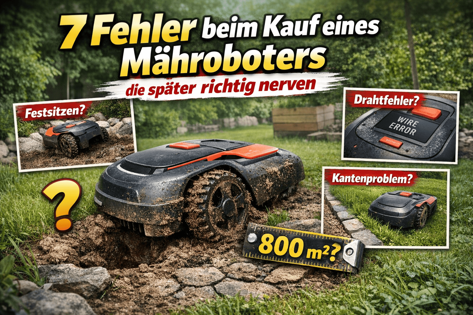 Mähroboter kaufen? Diese 7 Fehler kosten später Zeit, Geld und Nerven