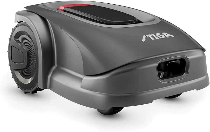 STIGA A 8 autonomní sekačka bez omezovacího kabelu v oficiálním pohledu na produkt