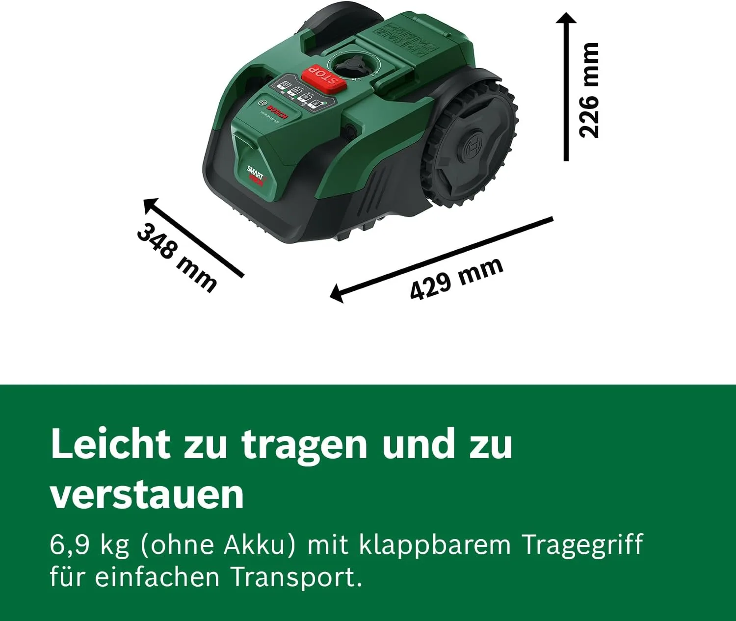 Bosch VISIMOW18V-100 s kompaktní konstrukcí a systémem SmartVision