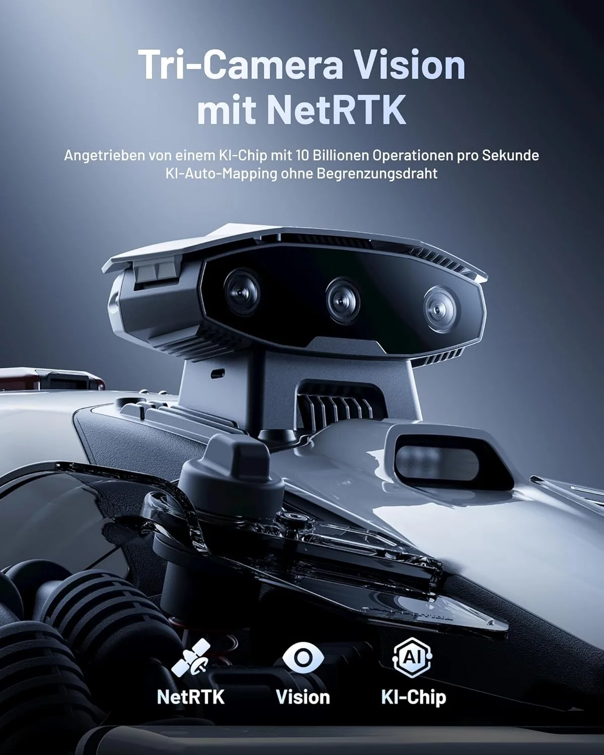 MAMMOTION LUBA Mini 2 AWD 1000 s nabíjecí stanicí a příslušenstvím