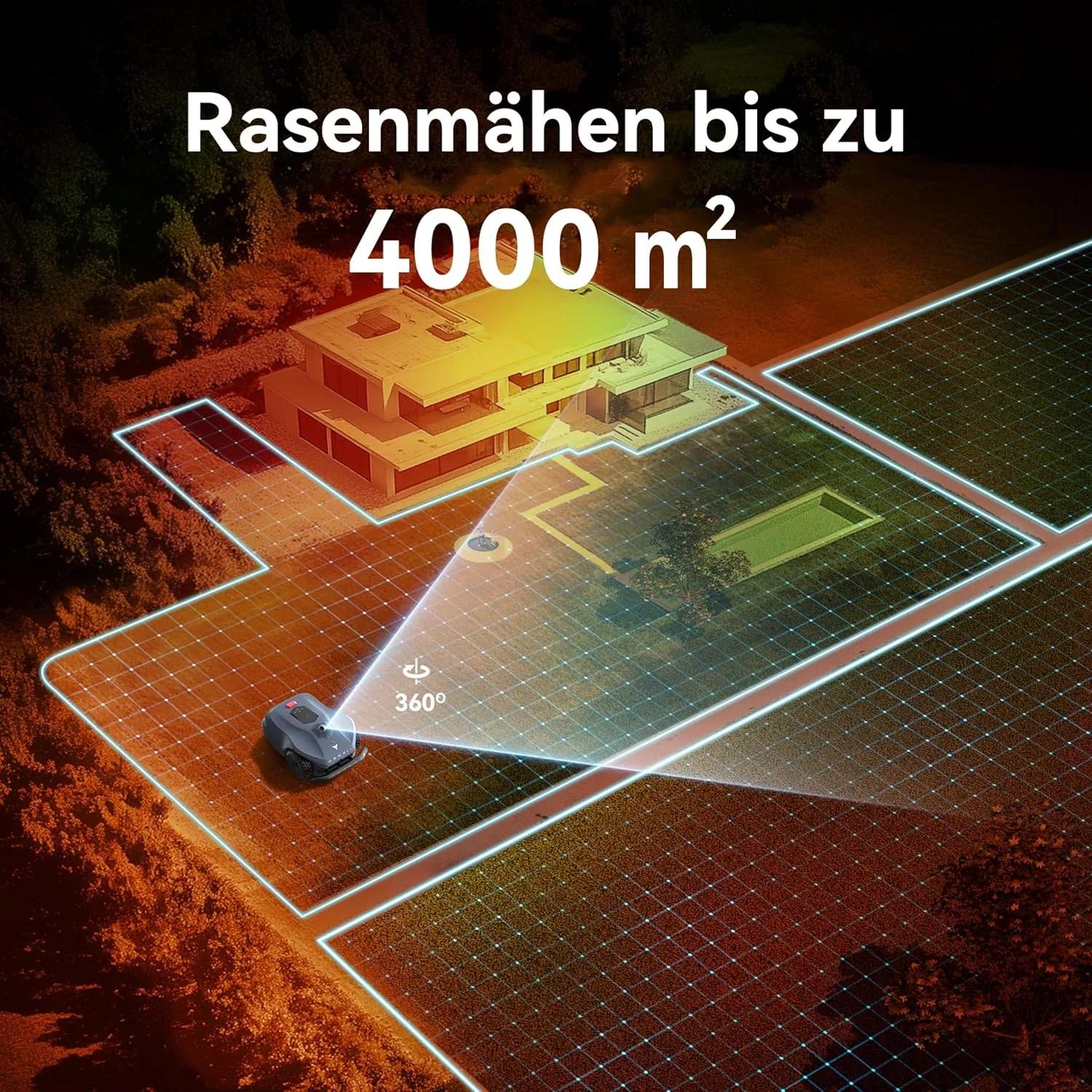 Neomow X s LiDAR senzory a Vision-Fusion pro bezdrátové sečení