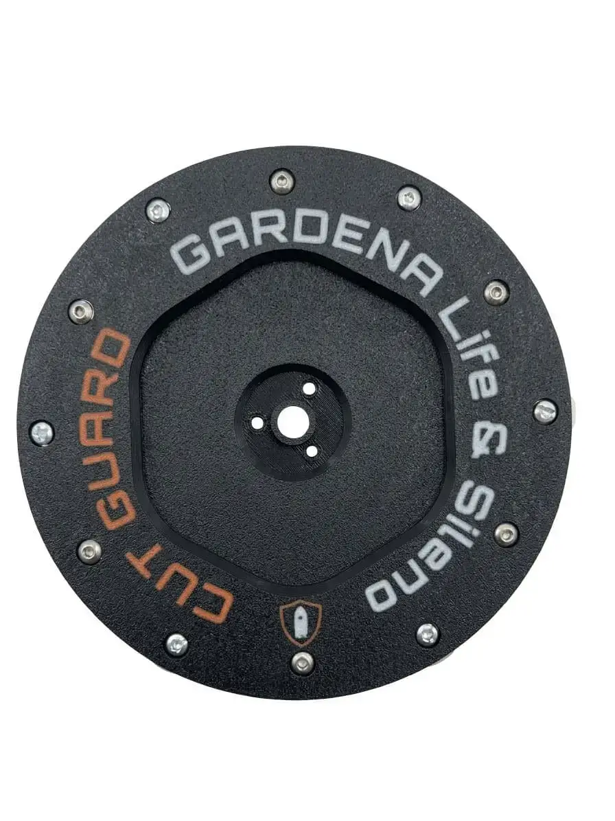 Messerscheibe kompatibel mit mit Gardena Sileno Life & Sileno + mit Schutz inkl. 6 Klingen – Mähroboter Mähteller & Messerteller