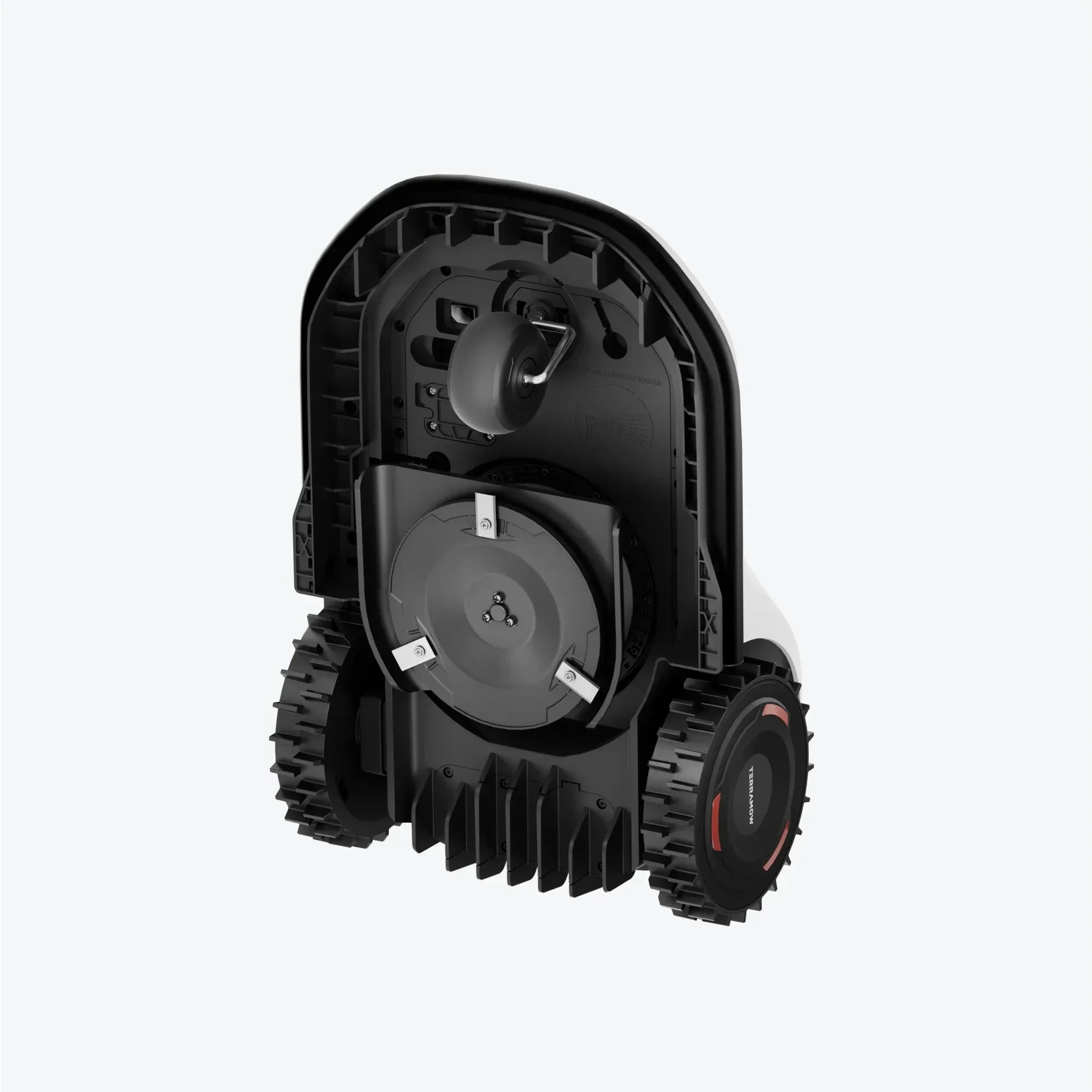 Underside of TerraMow S800 with cutting disc