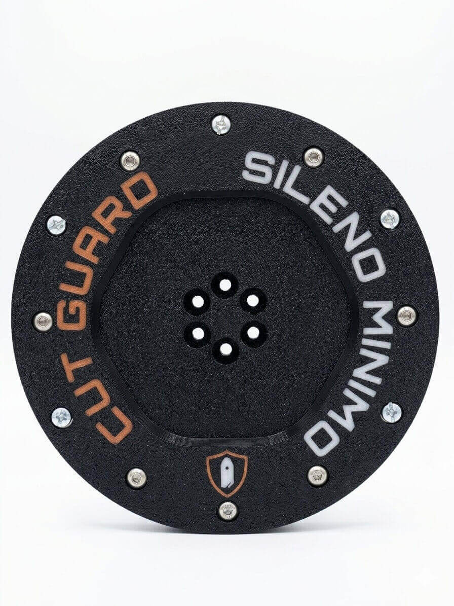 Messerscheibe kompatibel mit Gardena Sileno Minimo mit Schutz inkl. 6 Klingen – Mähroboter Mähteller & Messerteller