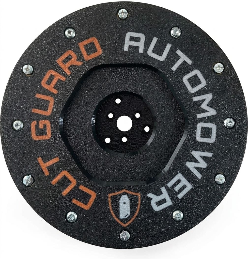 Késkorong kompatibilis a Husqvarna Automower 305, 310, 315x, 405, 410, 415, 435x, 535 védővel, 6 késsel – Fűnyíró robot fűnyíró tányér & kés tányér - Kép 2