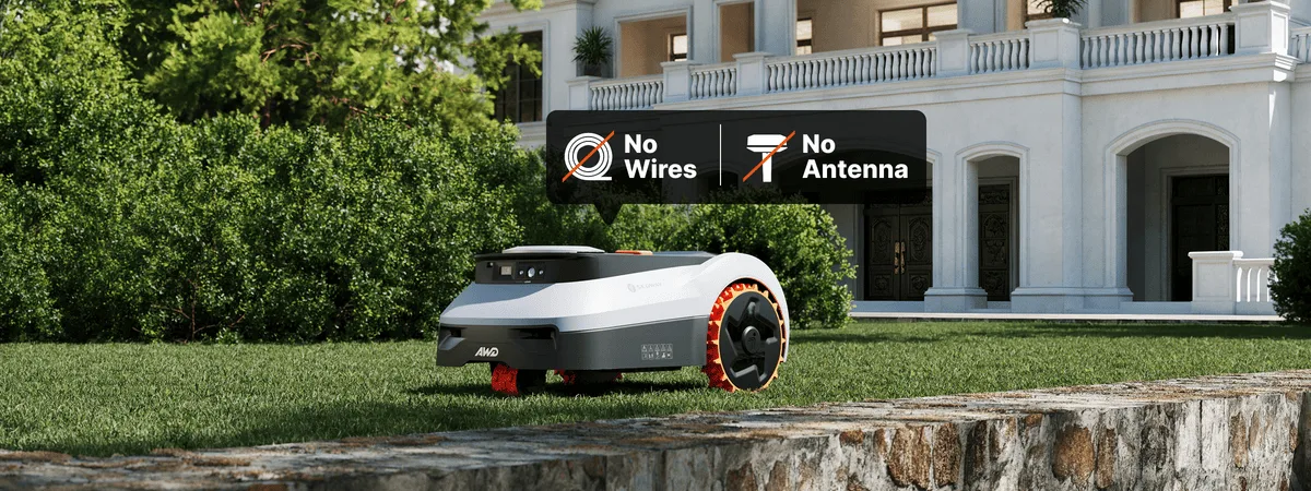 Segway Navimow i220 LiDAR Pro senza filo di delimitazione e senza antenna esterna