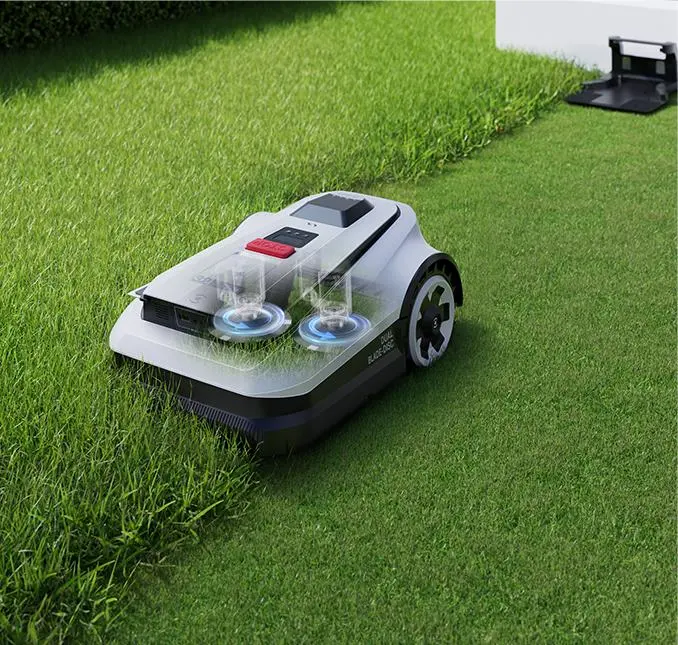 Ecovacs GOAT A1600 RTK med synlig 3D-sensorik i forreste område