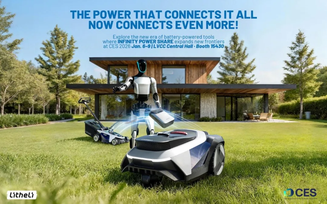 Litheli CES 2026 ρομποτικό χλοοκοπτικό - εικαστικό (φωτογραφία τύπου/ειδήσεων)