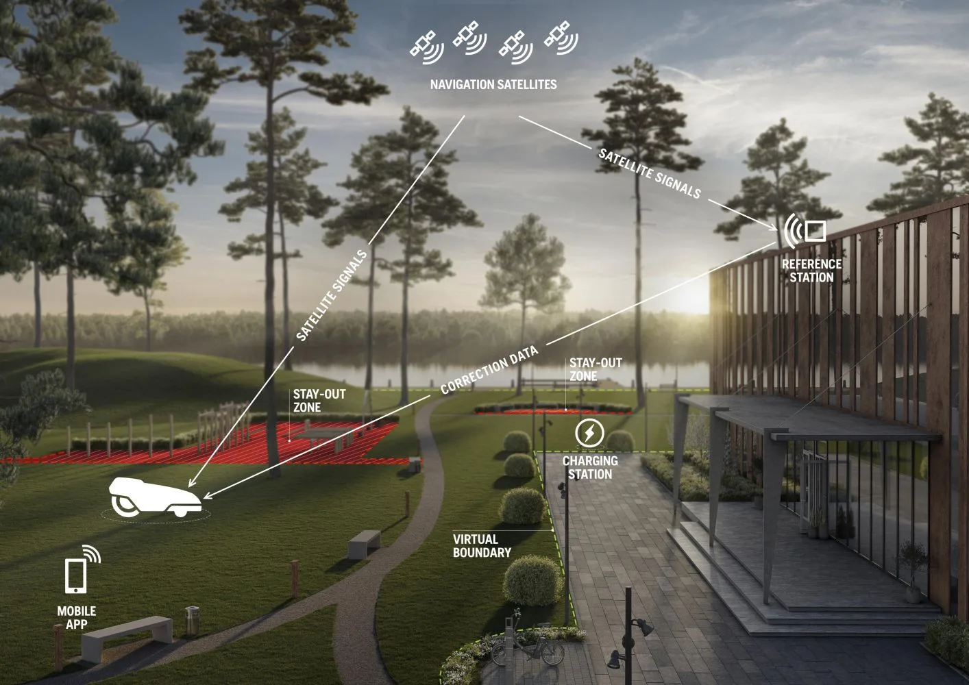 Husqvarna Automower 540 EPOS: Neue AI‑Vision Hardware inkl. separater Vision Technology Accessory für EPOS